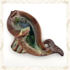 Vintage CCC Rainbow Ceramics Fish-Shaped Dish – Canadian Pottery